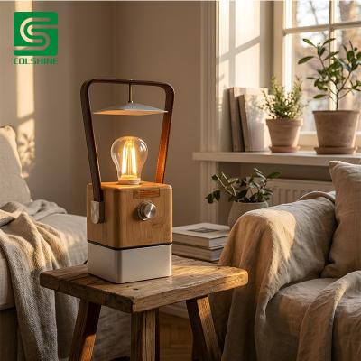 wooden tabel light