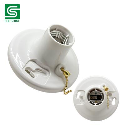 Chine OEM US Standard Plastic Lampholder with Pull Chain Switch Fabricant