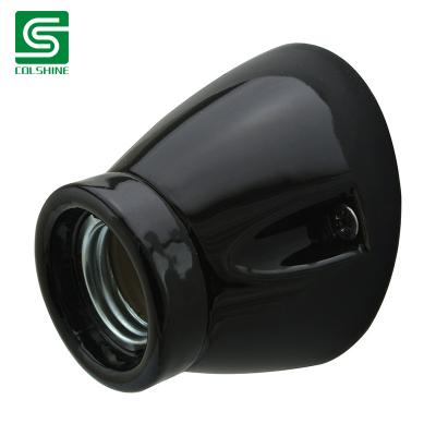 black lamp holder