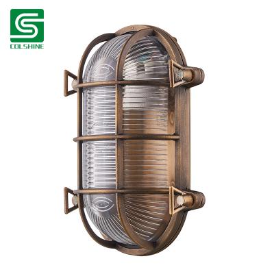 brass bulkhead light