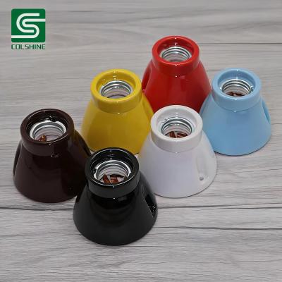 Chine OEM Decorative Ceramic Lamp Holder Designed for Vintage Ceiling Lamps, Industrial Lighting Projects, and Modern Interior Spaces Fabricant