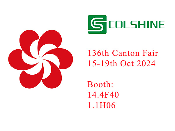 Canton Fair with booths 14.4F40 & 1.1H06 date 15th-19th Oct 2024